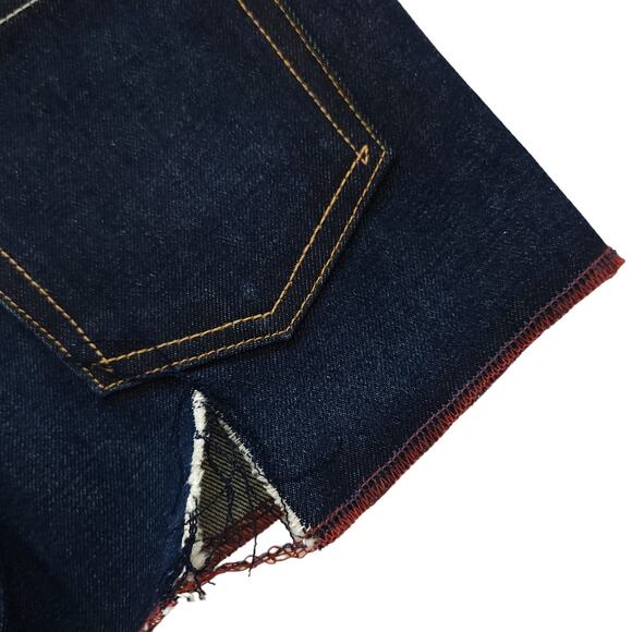 GRLFRND unfinished Helena denim jeans shorts in Death Valley Size 23 NEW - Picture 5 of 6